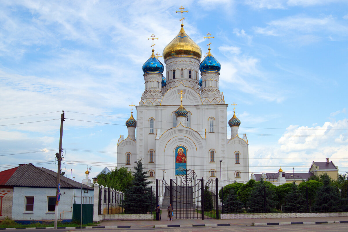 Собор Владимирской иконы Божией Матери в городе Лиски.