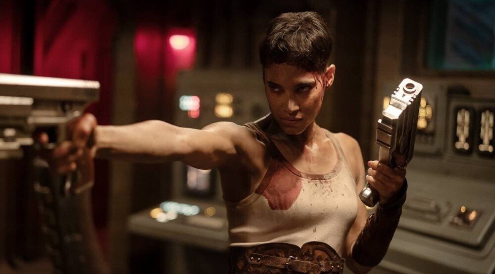     Кадр из фильма «Мятежная Луна, часть 2: Дарующая шрамы» (2024)