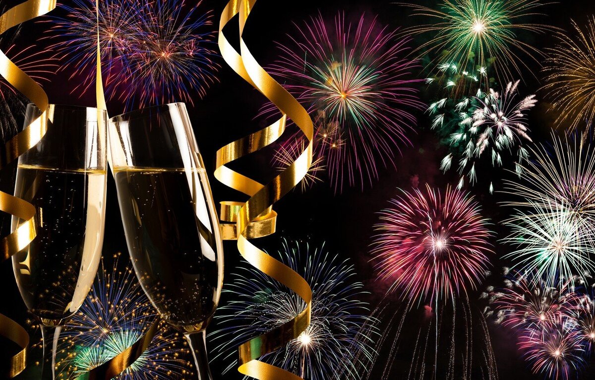 Фейерверк на Новый год!