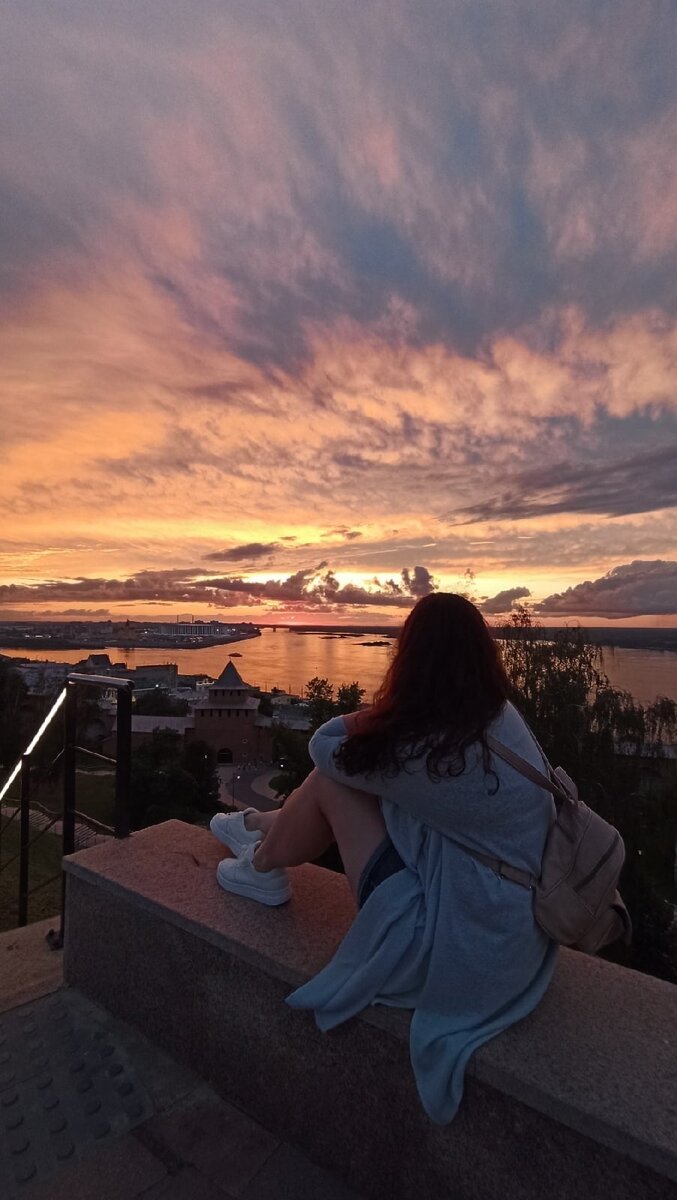 Один из самых красивых закатов. Самые крутые всегда в августе. 