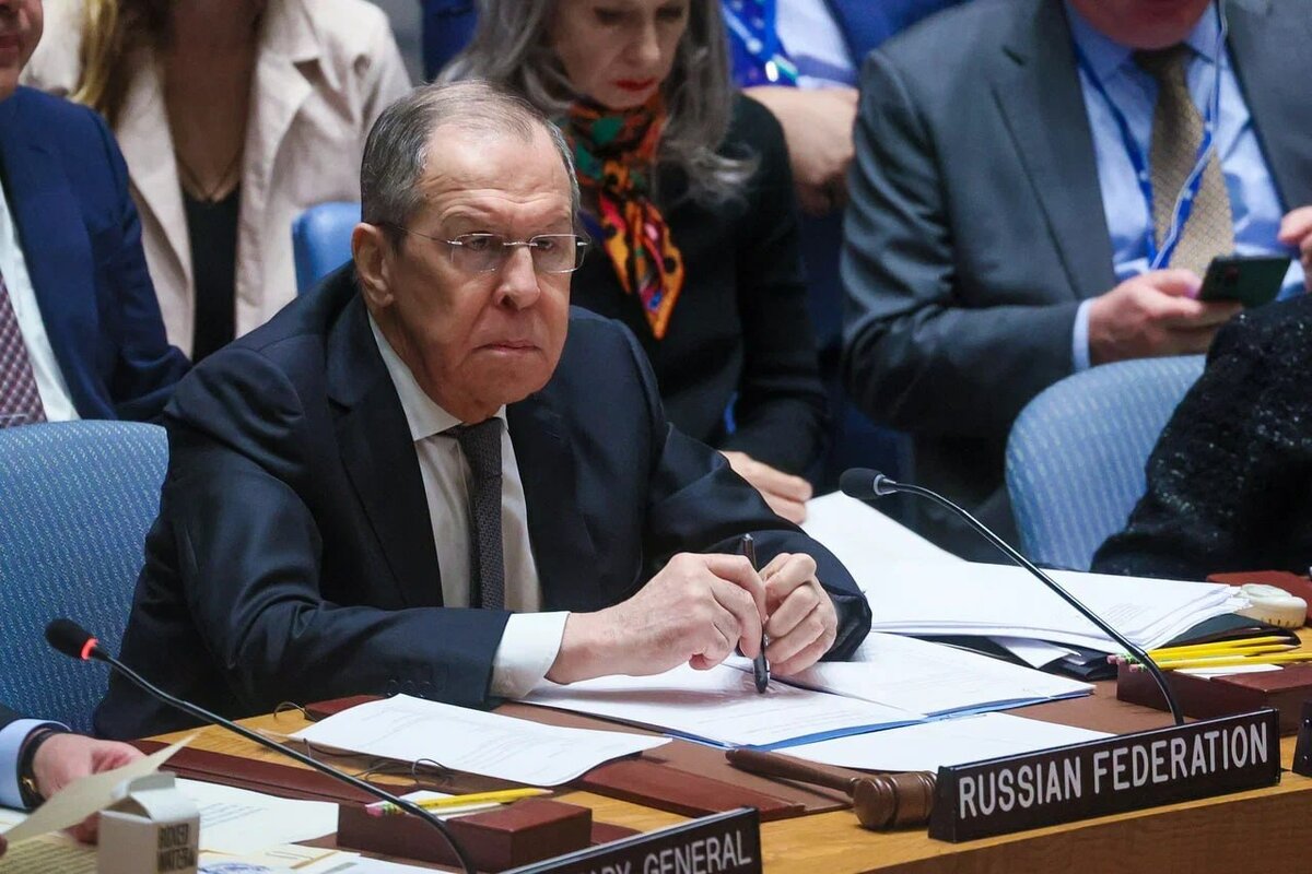 Сергей Лавров в ООН. Фото: Russian Foreign Ministry/via Global Look Press 
