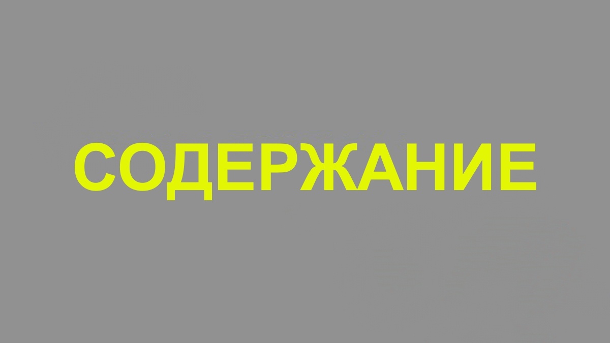 Содержание