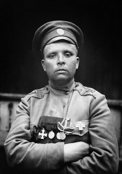 Мария Бочкарева (1889 - 1920) - русская военная, офицер (поручик), деятель Белого Движения.