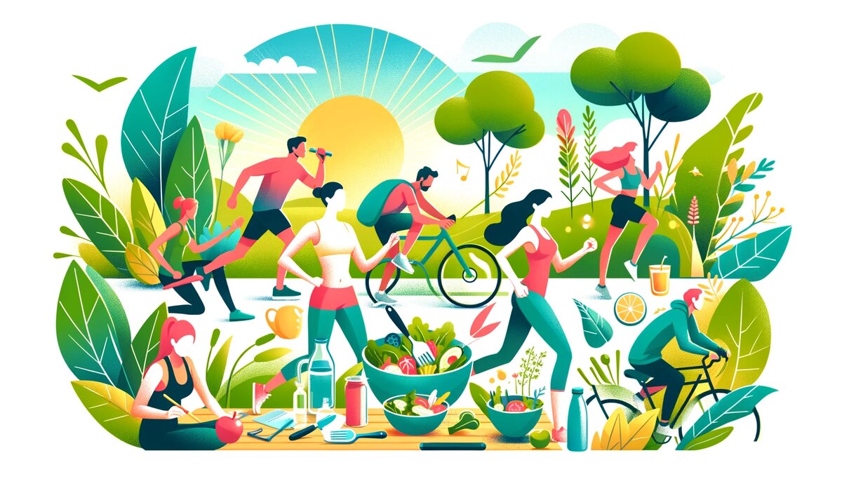 Здорово иметь DALEE в команде, рисует он отменно. Это его видение стратегий похудения. 