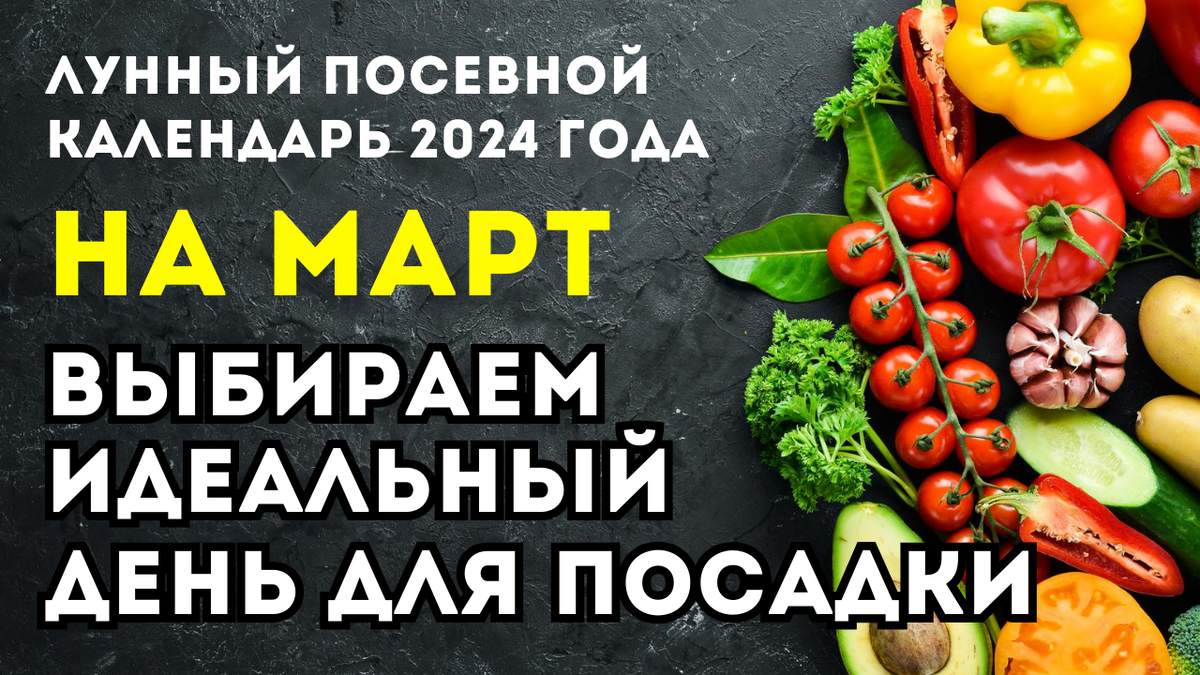 Лунный посевной календарь, садовода и огородника на март 2024 года. Как  подобрать благоприятный день для посадки? | Эзотериум | Дзен