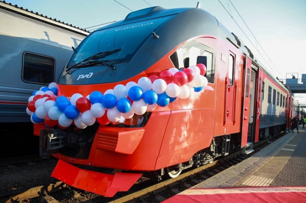    Новая электричка начала работать в Приморье