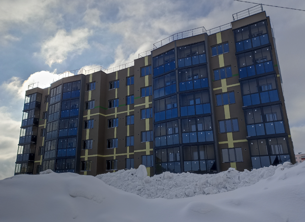 фото автора - новостройка в нашем городе