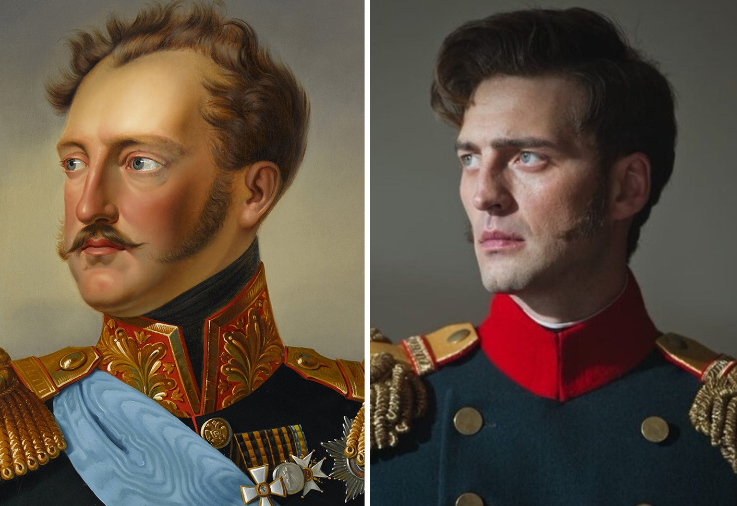 Николай I и Иван Колесников.