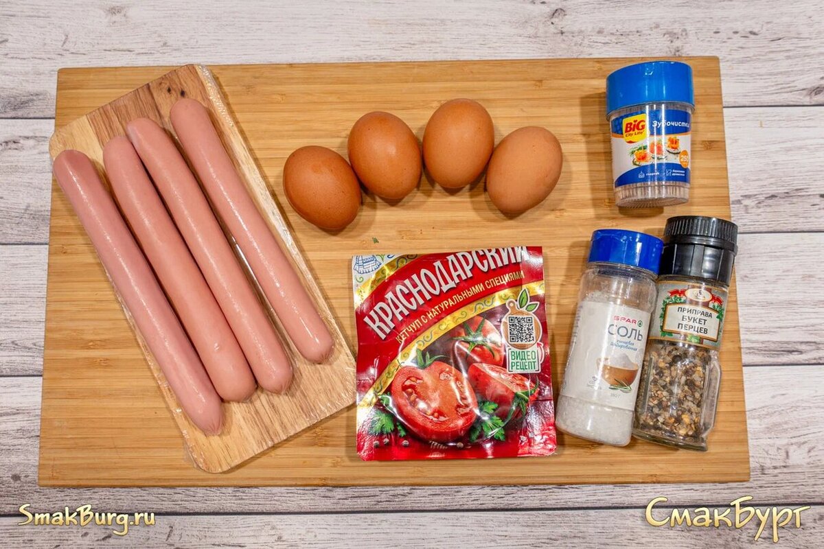 Простой и вкусный набор продуктов для приготовления оригинальных завтраков