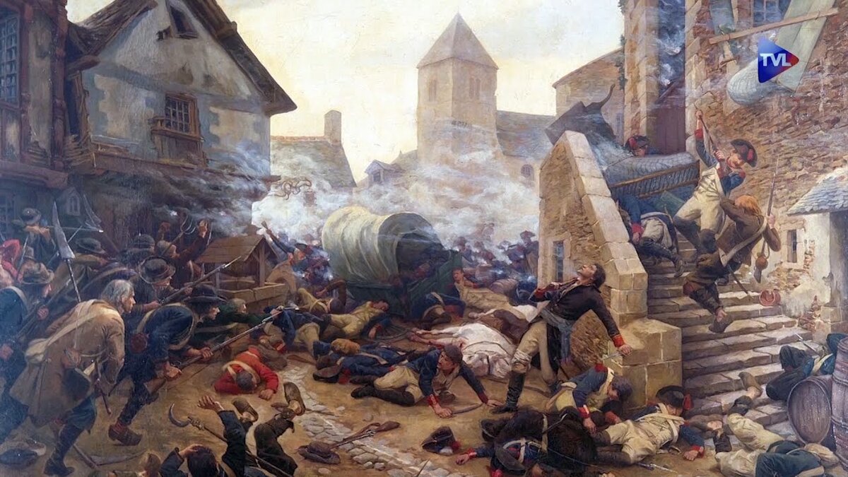 Прага. Уличные бои.