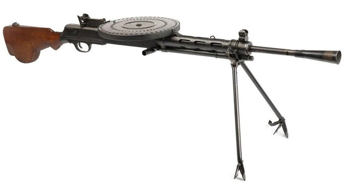 Ручной пулемет Дегтярев пехотный обр. 1928 года.