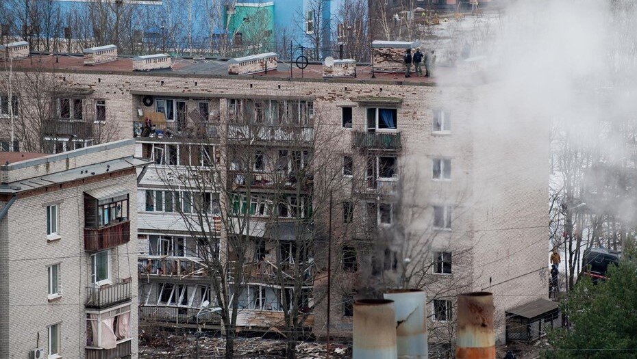    Последствия взрыва на Пискаревском проспекте Автор фото: Ермохин Сергей