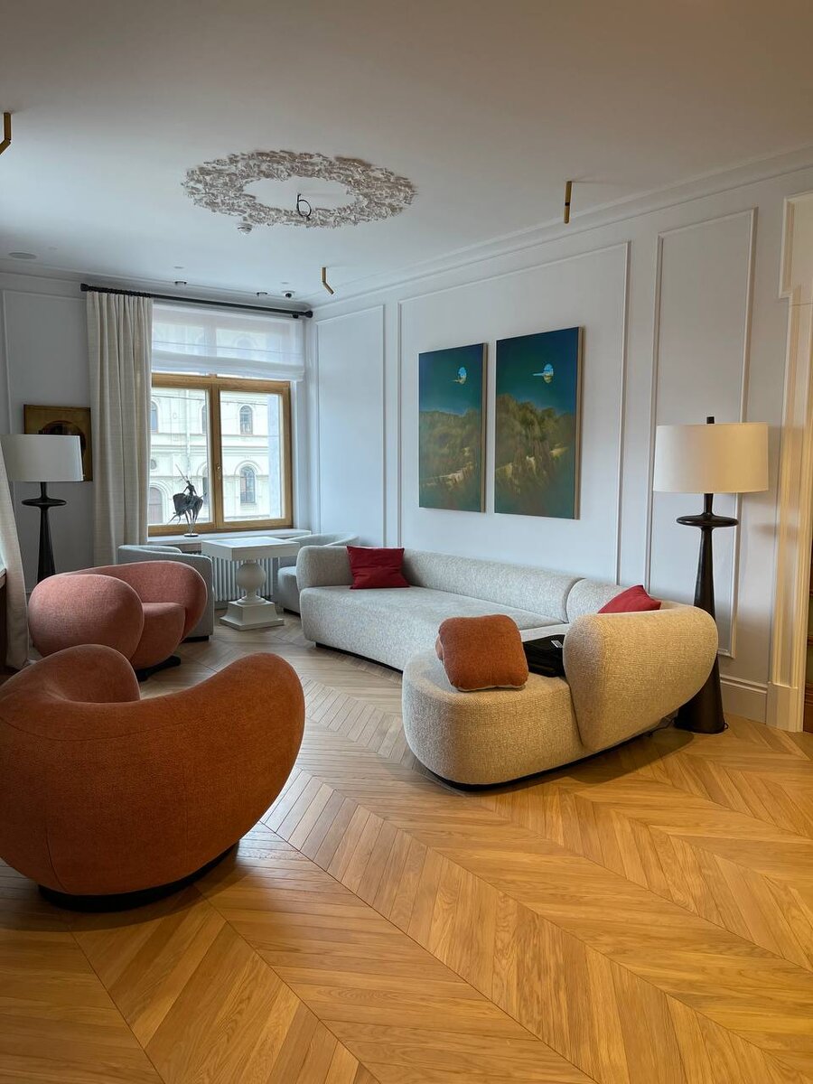 Реализация проекта Вадима Мальцева, кресла и диван Sofas&Decor