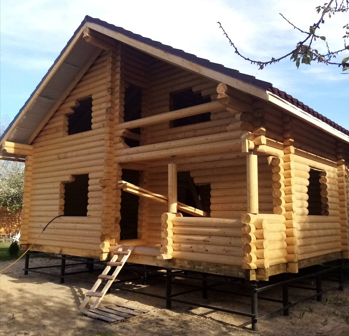 срубы домов от производителя недорого. проекты деревянных домов. сруб бани 6 на 6. бревенчатая баня. баня 6 4 с бревна мансардой и верандой проекты.