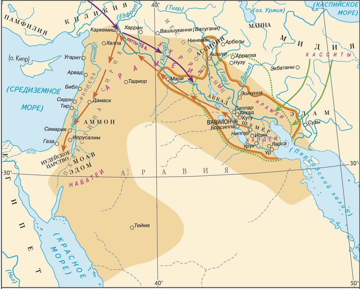 Вавилонское царство в 18-6 в.в. до н.э.
