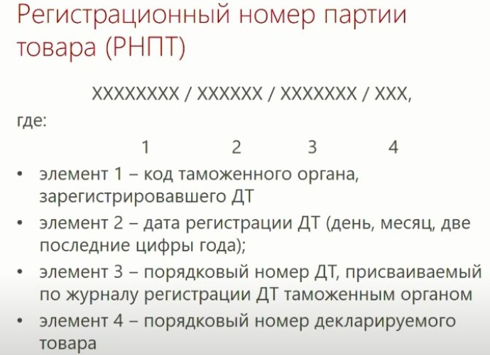 Как выглядит номер партии