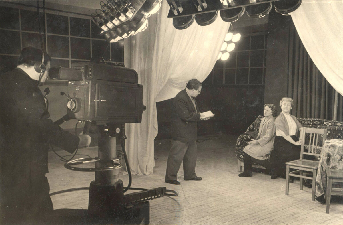 Одна из первых передач норильского телецентра