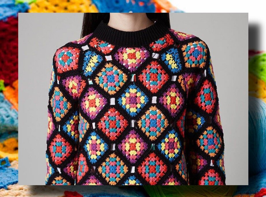 Бабушкин квадрат Один мотив и масса возможностей воплощения ...