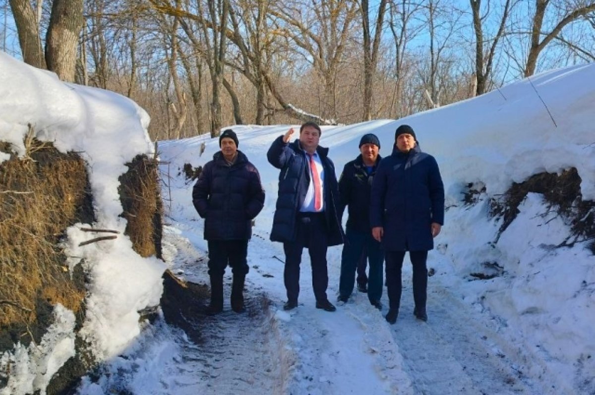    Болдакин проверил, как пригороды Ульяновска готовятся к паводку