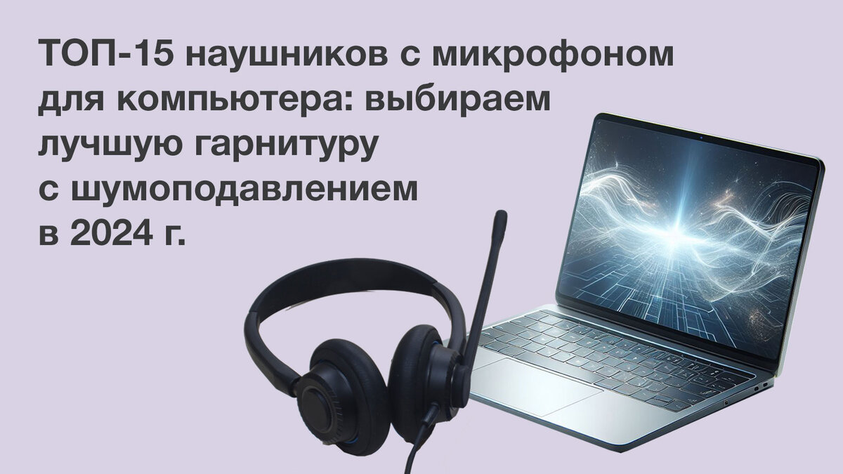 ТОП-15: выбираем лучшую гарнитуру с шумоподавлением в 2024 г.