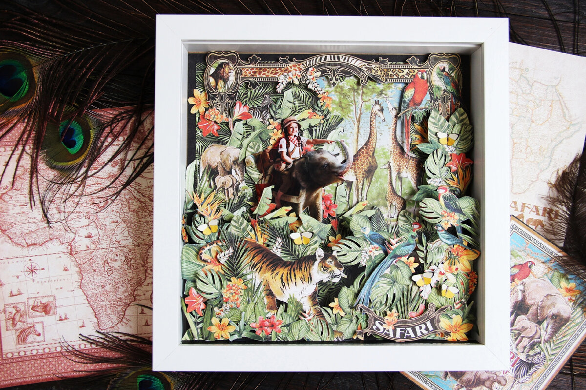 У меня много фотографий из детского сада. Хотелось, чтобы они были на виду. 