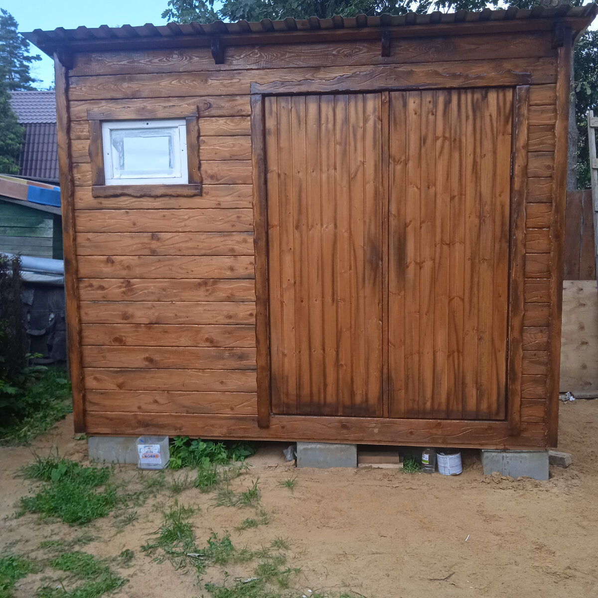 Начало стройки не снимал.