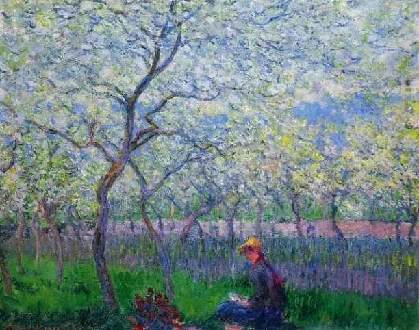 Клод Оскар Моне — Фруктовый сад весной, 1886