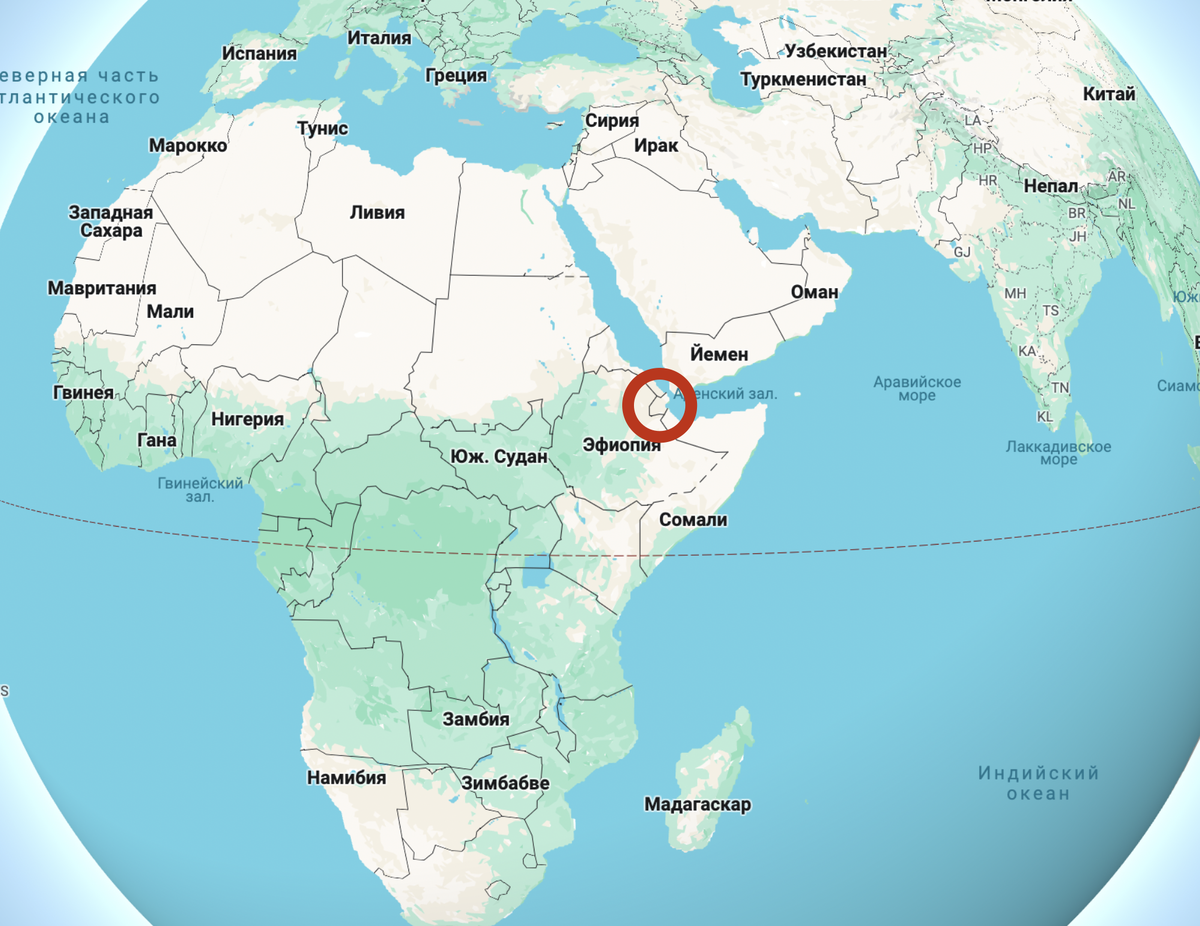 Помните я подробно разбирал военные базы Китая и США в Эритрее? Это как раз там, где сейчас идет "заварушка" с хуситами и их атаками по судам в Красном море.