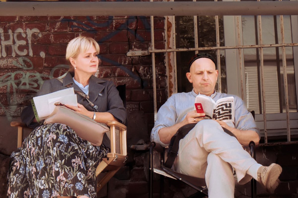    Анна Михалкова и Федор Лавров.