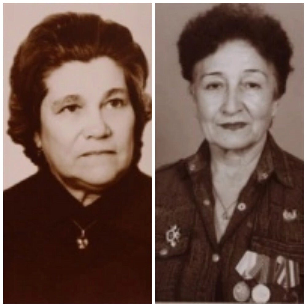 Слева-направо - К.И. Русакова- Л.М. Степанян.