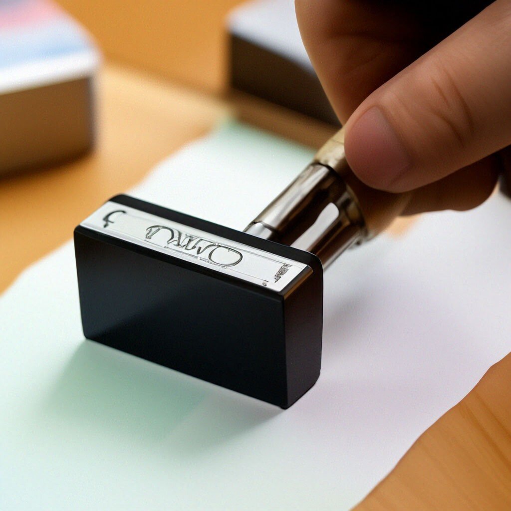 Штамп в исполнении нейросети.