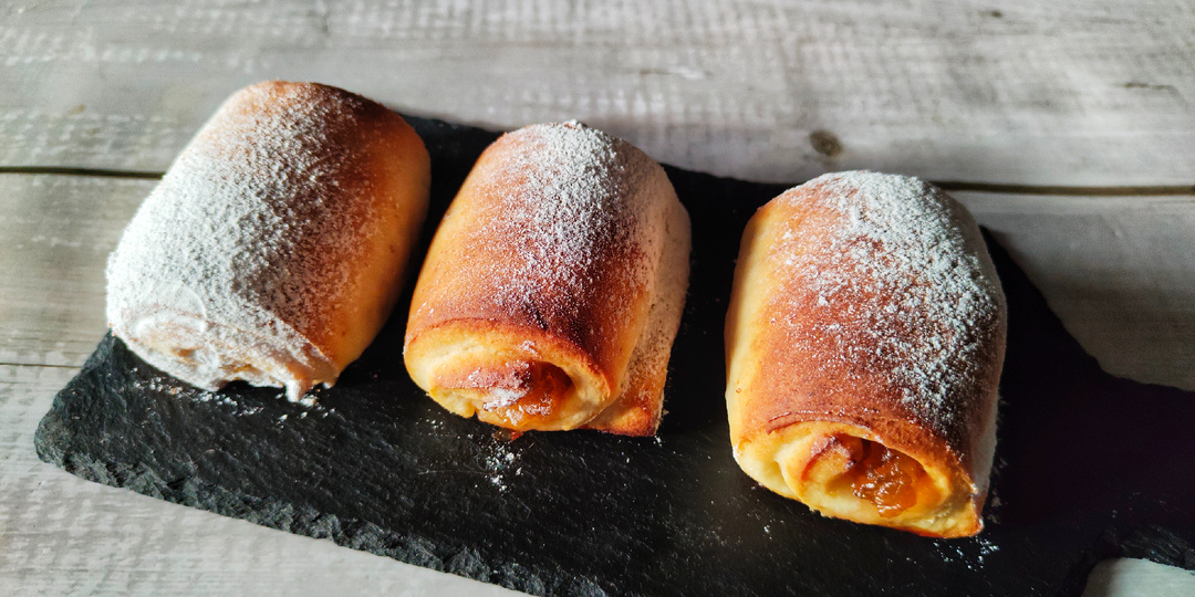 Булочки творожные с повидлом (без яиц и масла) 🤗