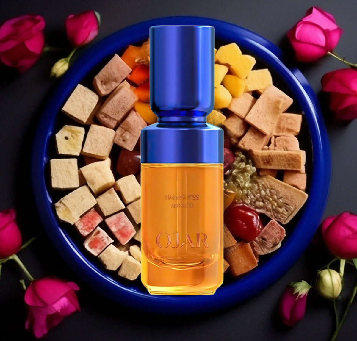 группа: восточные, пряные верхние ноты: шафран, кардамон, фисташки
средние ноты: мед, финики, роза, жареные орехи
базовые ноты: ваниль, амбра, кунжут
выпущен в 2021 году
парфюмер: Dalia Izem