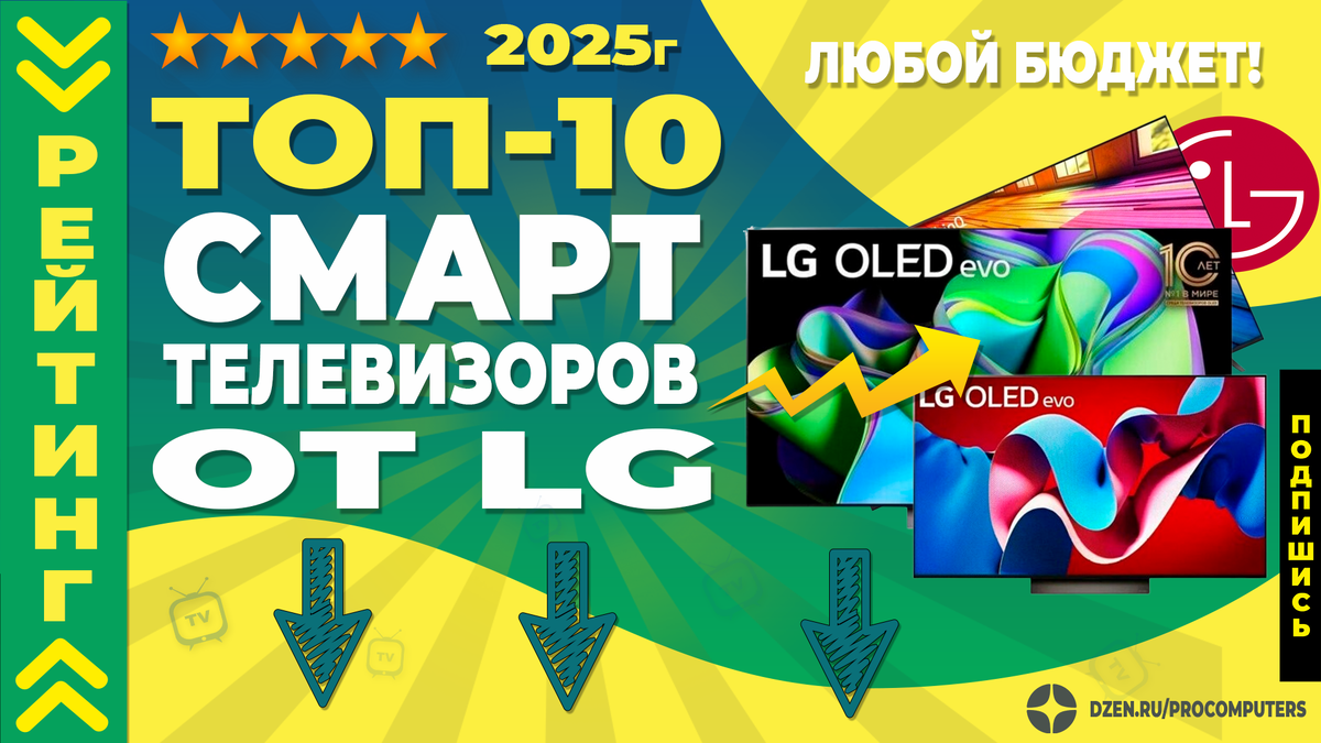 Лучшие телевизоры LG