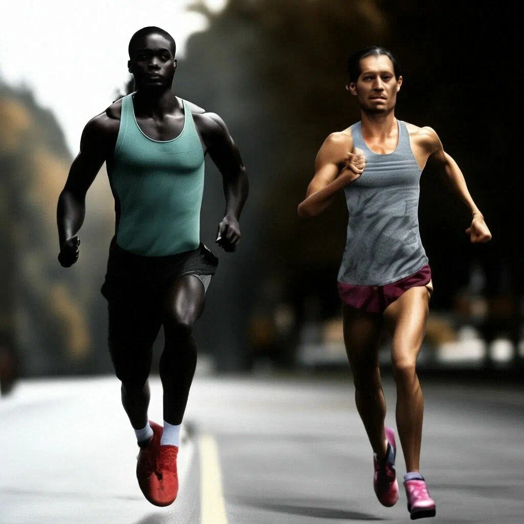Марафонцы и спринтеры, как правило выглядят даже по-разному