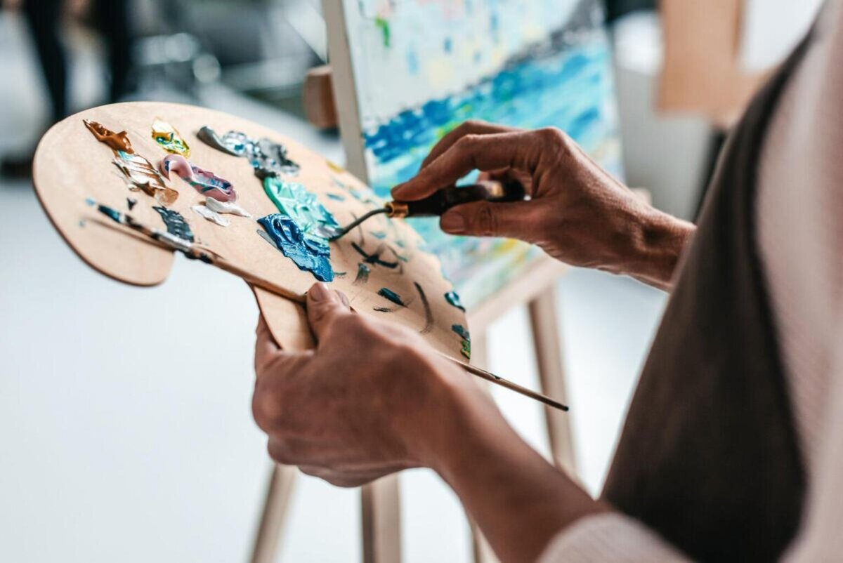    Важно отключить голову, не задумываться о результате и сделать просто набор линий