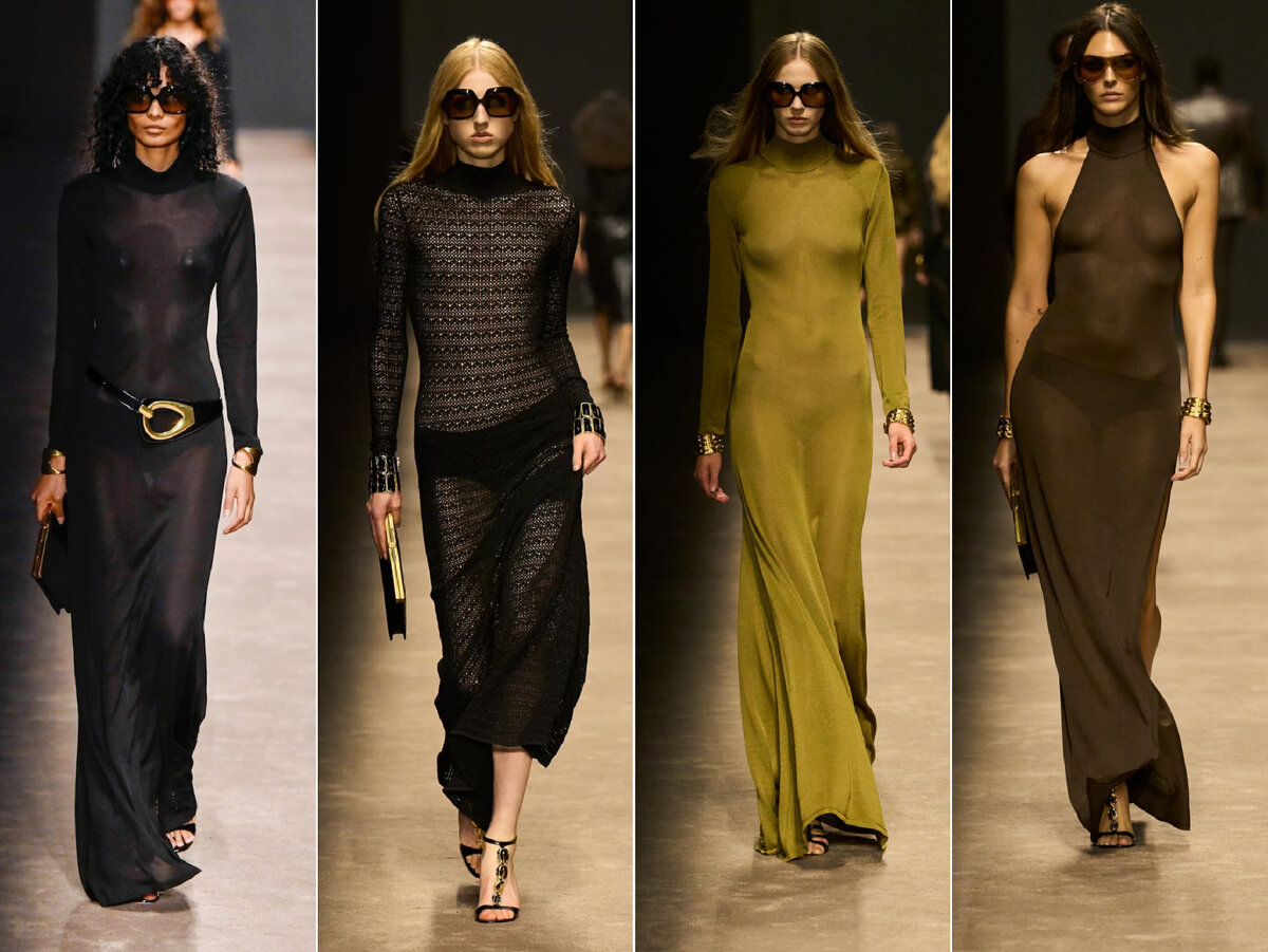 Tom Ford весна-лето 2024. Все фото взяты из открытых источников.