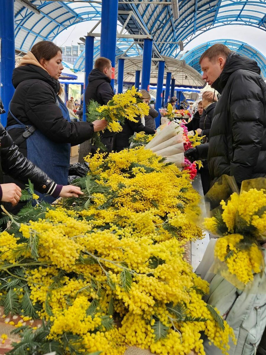 От 2 руб. за ветку. В Минске на Комаровке открылся «Большой цветочный базар». А что в других городах?
