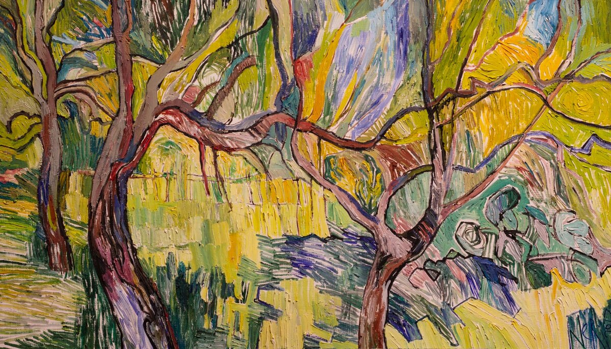 Александр Драговой - Пейзаж, подаренный Социальному дому 22