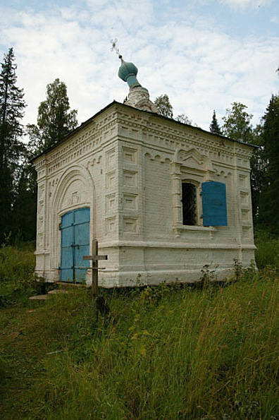 Часовня Параскевы Пятницы не месте древнего Искоровского городища