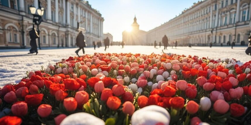    Как провести 8 Марта в Петербурге.Сгенерировано нейросетью по запросу Metro.
