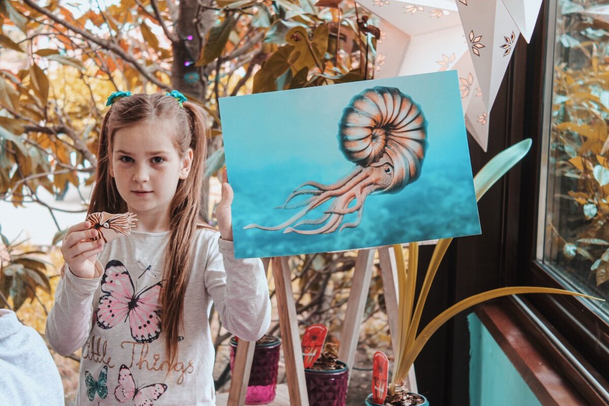 Мастер-класс в палеонтологическом музее в Ливадии // Фото Валентина Вербицкого