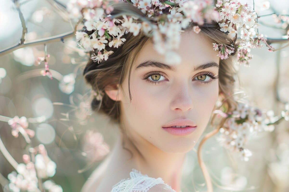 Невеста весной. Иллюстрация