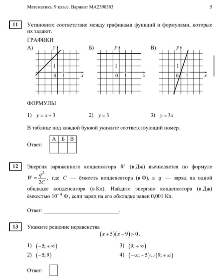 Итоговый проект по математике 9 класс