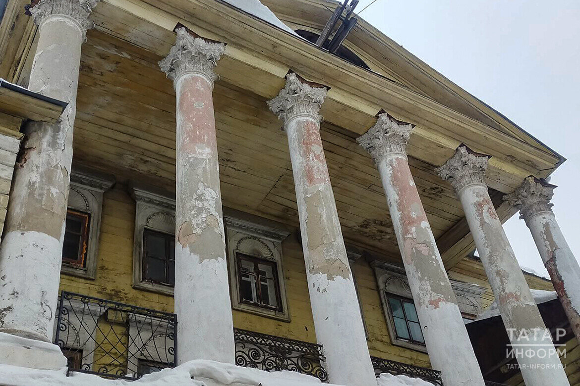 ​Дом купца-кожевенника Ивана Котелова 1833 года – памятник федерального значения. Фото: © Оксана Романова / «Татар-информ»