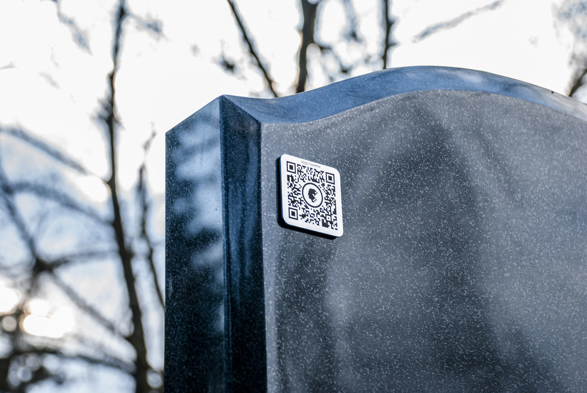 QR-код на памятник на могилу