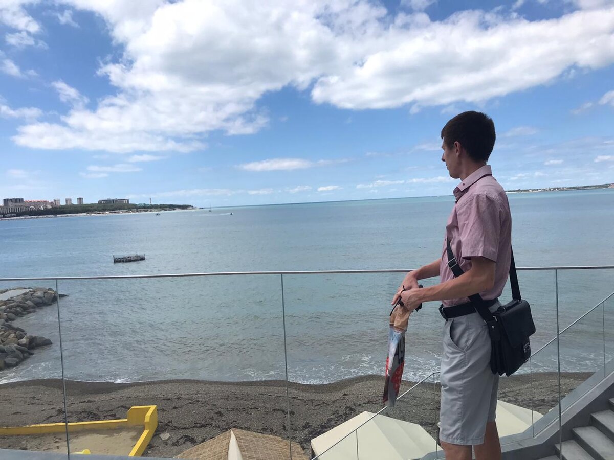 Автор канала. Бухта Геленджика. 2020 год