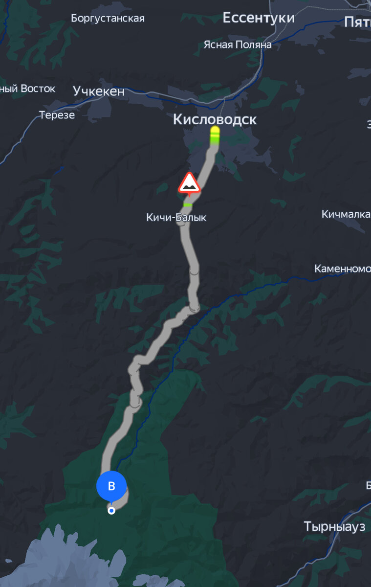 Маршрут составлен через Яндекс.Карты