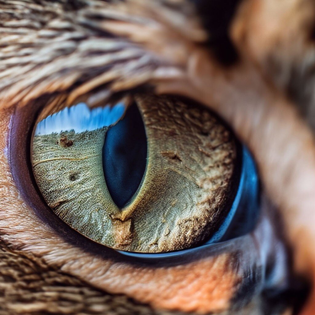 Глаз бедного Кексика. А фоток с приема нет, потому что я не ездила, а Ларисе было не до того