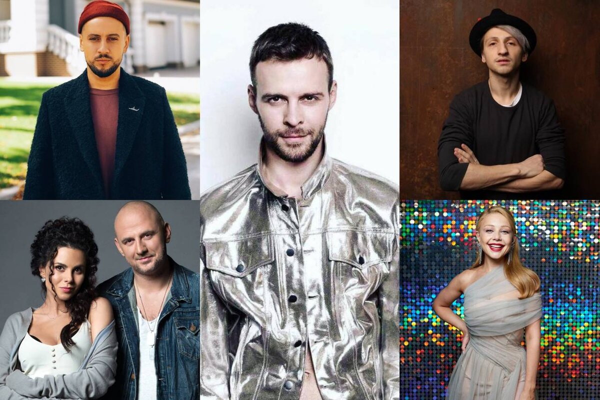 Дмитрий Монатик, Потап и Настя Каменских, Макс Барских, Женя Мильковский и Тина Кароль. Фото: соцсети